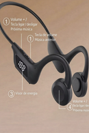 ⏳ Oferta por Tempo Limitado – 70% OFF! 💥 Fone de Condução Óssea