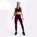 Calça Legging Cintura Alta Pink Skull - Penny Lane
