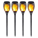 Lâmpada Solar Espeto Tocha - LED Efeito Fogo