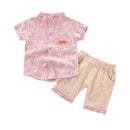 Conjunto Boy Flower - Tamanhos 6 meses a 4 anos