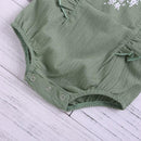 Body Verde Vintage - Tamanhos de 0 a 2 anos