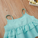 Conjunto Cropped e Calça Pantacourt - Tamanhos de 1 a 5 anos