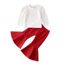 Conjunto Chic Calça Flare - Tamanhos de 1 a 6 anos
