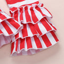 Conjunto Calça e Blusa Flare e Babados - Tamanhos de 1 a 5 anos