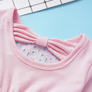 Vestido Rosa Delicado - Tamanhos de 0 a 3 anos