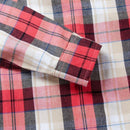 Camisa Manga Longa Xadrez Tons de Vermelho - Tamanhos de 2 a 9 anos