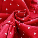Vestido Coraçãozinhos Cute - Tamanhos de 1 a 8 anos