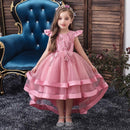 Vestido Festa Princesa Mullet Alta Qualidade - Tamanhos de 3 a 12 anos