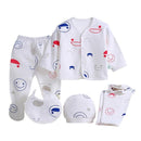 Conjunto 5 Peças Unissex Baby - Tamanhos de 0 a 3 meses