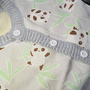 Cardigan Panda Unissex - Tamanhos de 1 a 3 anos